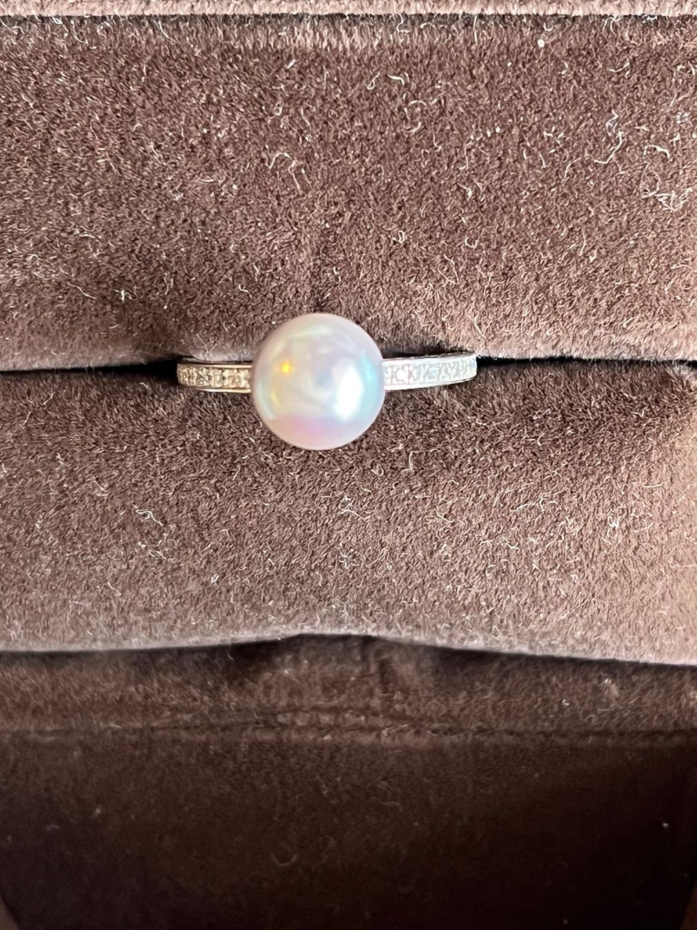 Ringe: Goldring 750 mit echter Akoyaperle 8.1 mm – Neu (gemäss Beschreibung) aus Bern von Steinfieber 1