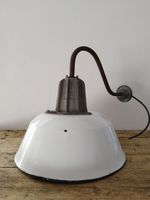 KE1357 Emaille Wandlampe Hoflampe Stalllampe Aussenlampe