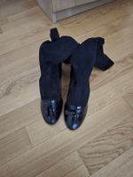 Robert Clergerie Paris Black Suede Boots Size 6.5 - EU 37 👠