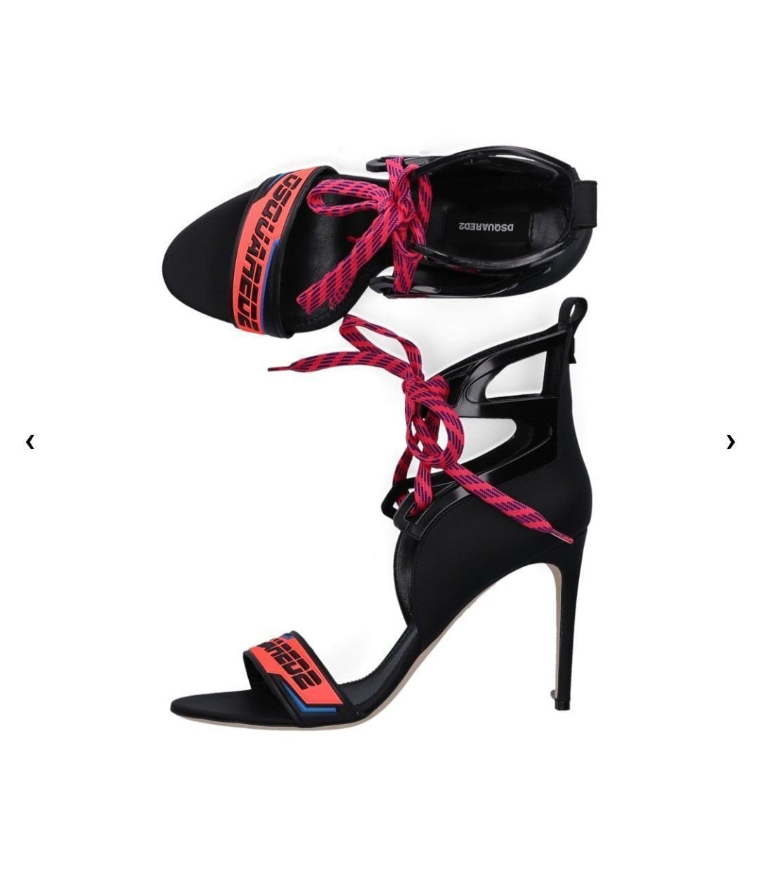 Dsquared2 Scarpe da donna: Dsquared2 Sandalen TECHNO LOGO – Nuovo e nell'imballaggio originale da Oberarth venduto da majaromano