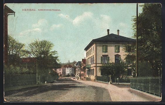 Ansichtskarten: Herisau, Partie in der Kasernenstrasse – Gebraucht aus Berlin von bartko-reher