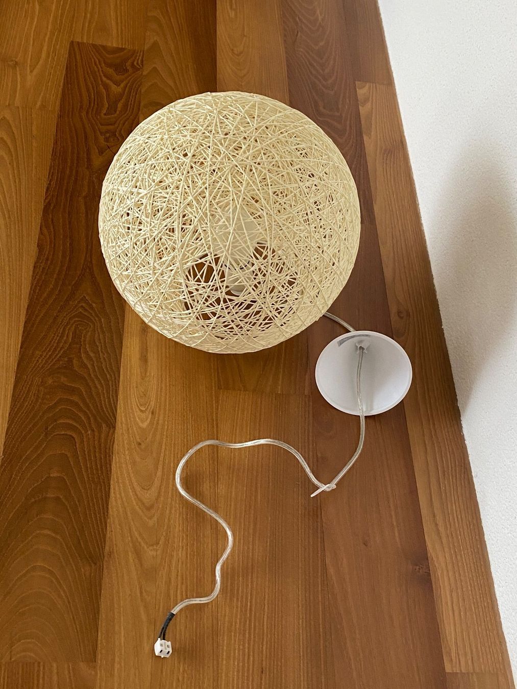 Lampadari & plafoniere: Deckenlampe, 30cm, beige, geflochten – Usato da Biberstein venduto da Miana2 1