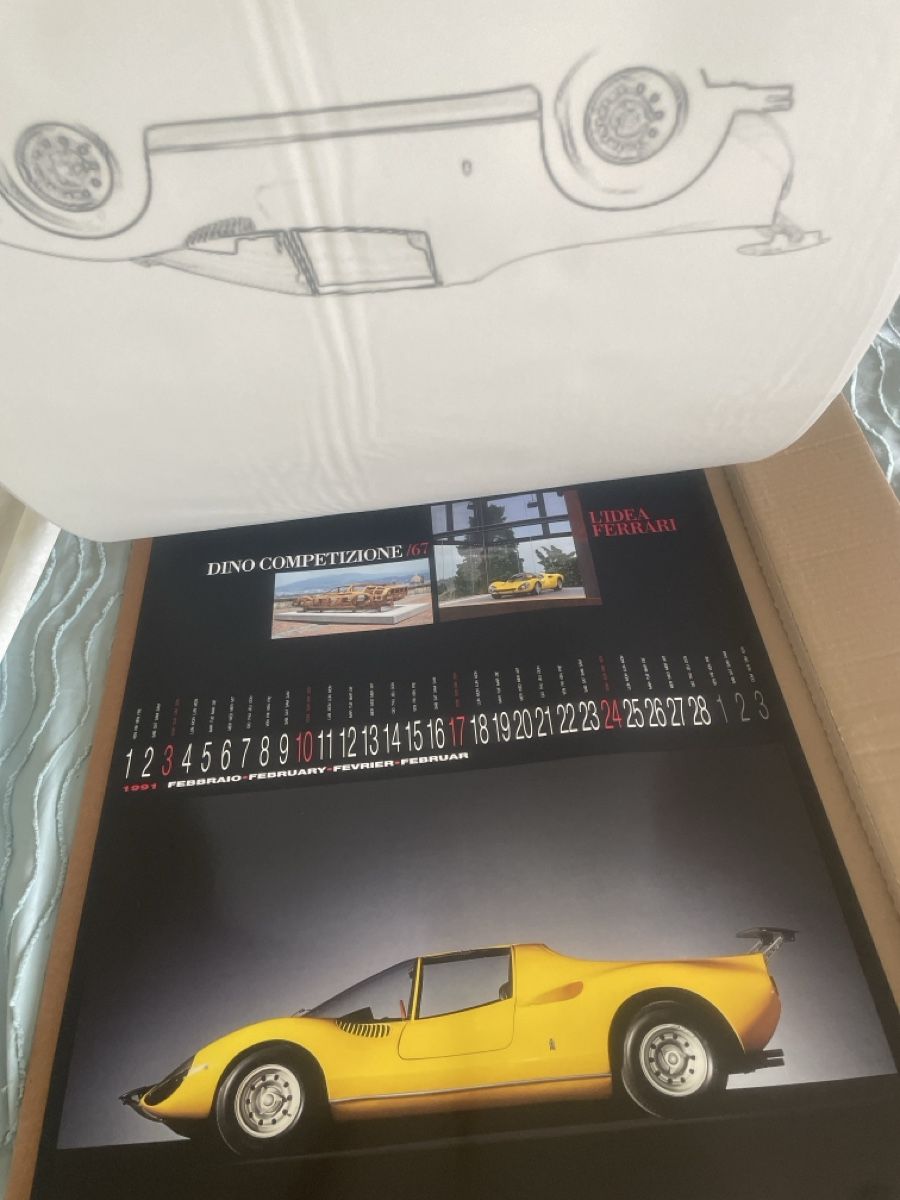Ferrari Calendari: Calendrier Ferrari 1991 neuf – Nuovo e nell'imballaggio originale da Meyrin venduto da jul_km5p 5