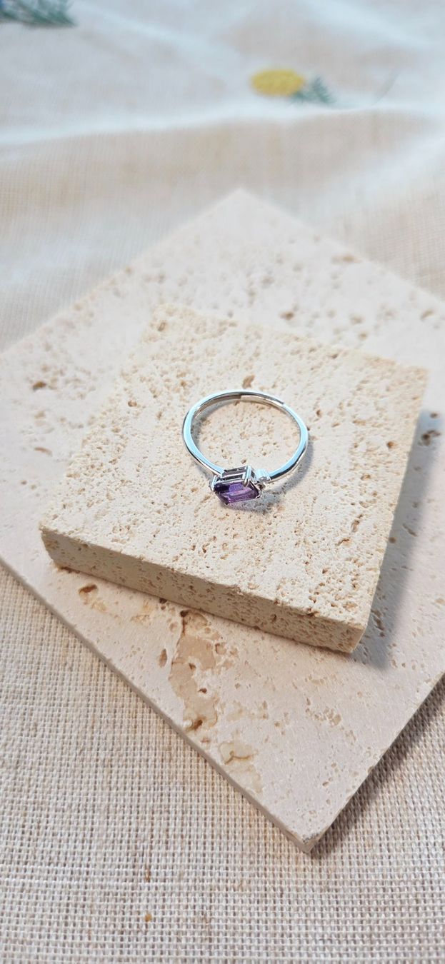 Anelli: NEW - S925 Amethyst Ring (Adjustable) – Nuovo (secondo la descrizione) da Zürich venduto da cin_wcf6 5