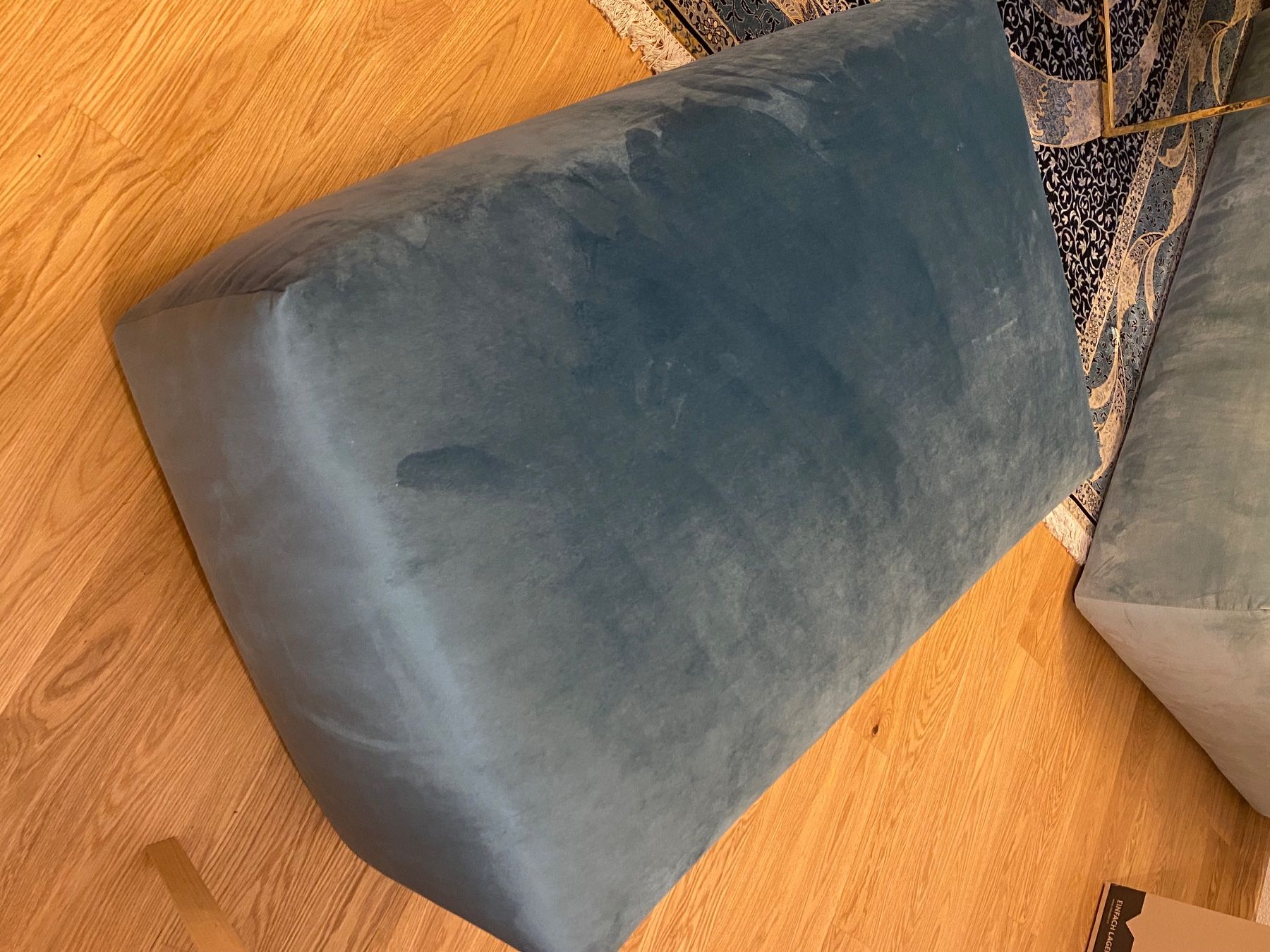 Hocker: Design Hocker Mycs Pyllow Sofasystem aus Samt Ottoman – Neu (gemäss Beschreibung) aus Bern von floorball_zoro 1