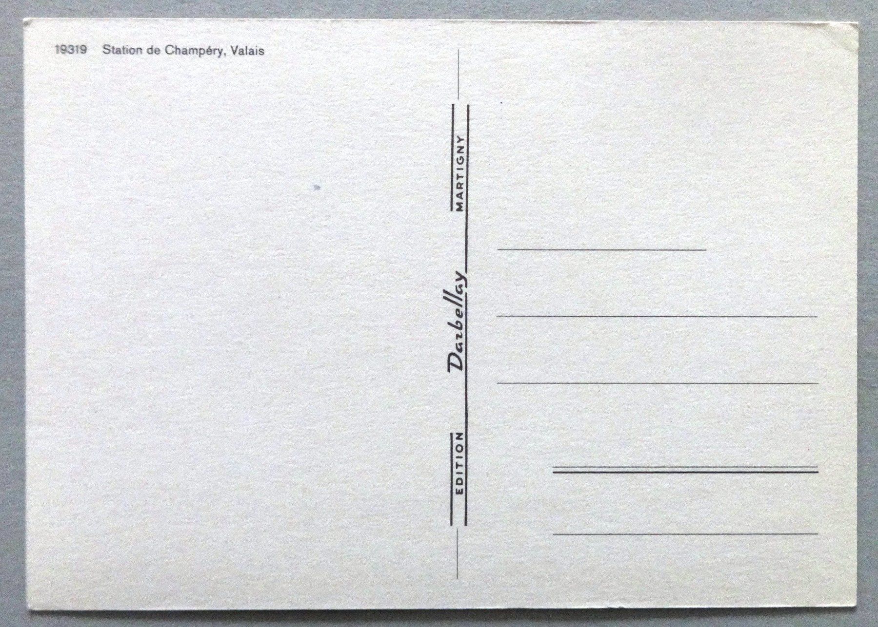 Cartes postales: Champéry, Valais – D'occasion à Fétigny par Billy2miny 1
