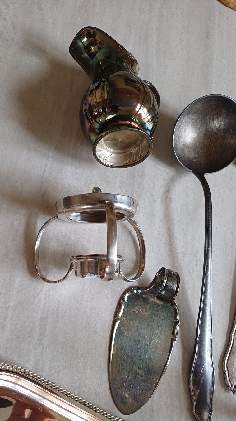 Set di piatti: Versilbertes Konvolut Serviergeschirr gebraucht – Usato da Flawil venduto da Naphtali 6