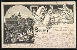 Boudry, Blick auf die Kirche, Passeparto