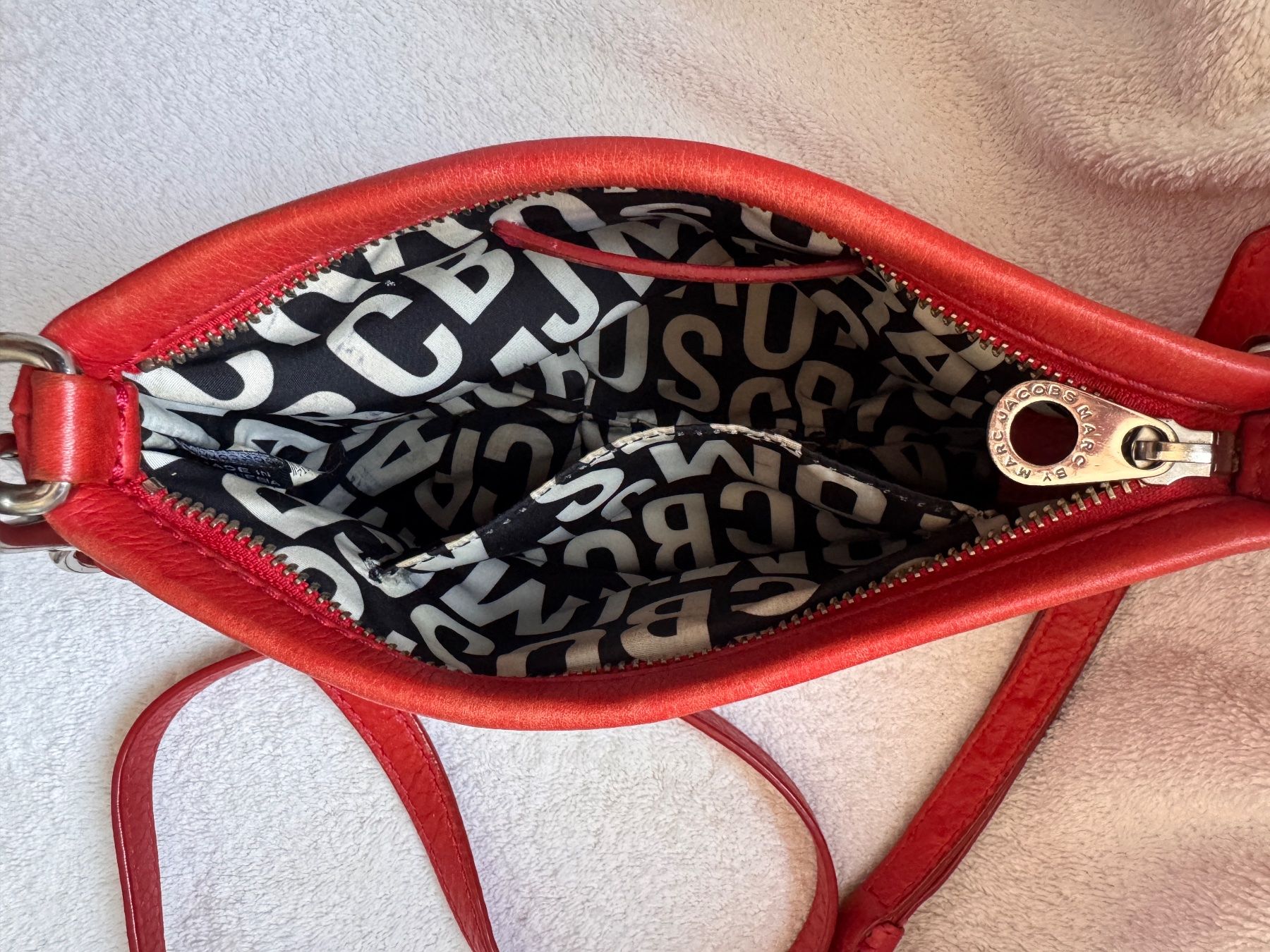 Marc Jacobs Taschen für Damen: Marc Jacobs rote Leder Handtasche-Umhängetasche – Gebraucht aus Heerbrugg von dwfg 5