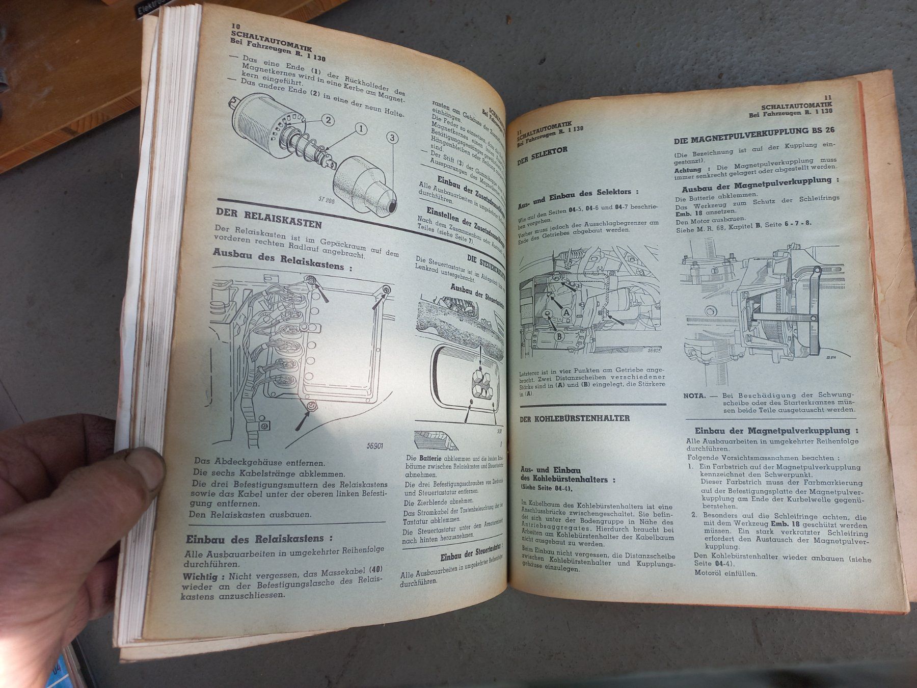 Libri: Oldtimer Renault Werkstatthandbuch M.R.63 Automatik Getriebe – Usato da CH - DULLIKEN venduto da classiccarpartsstore 1