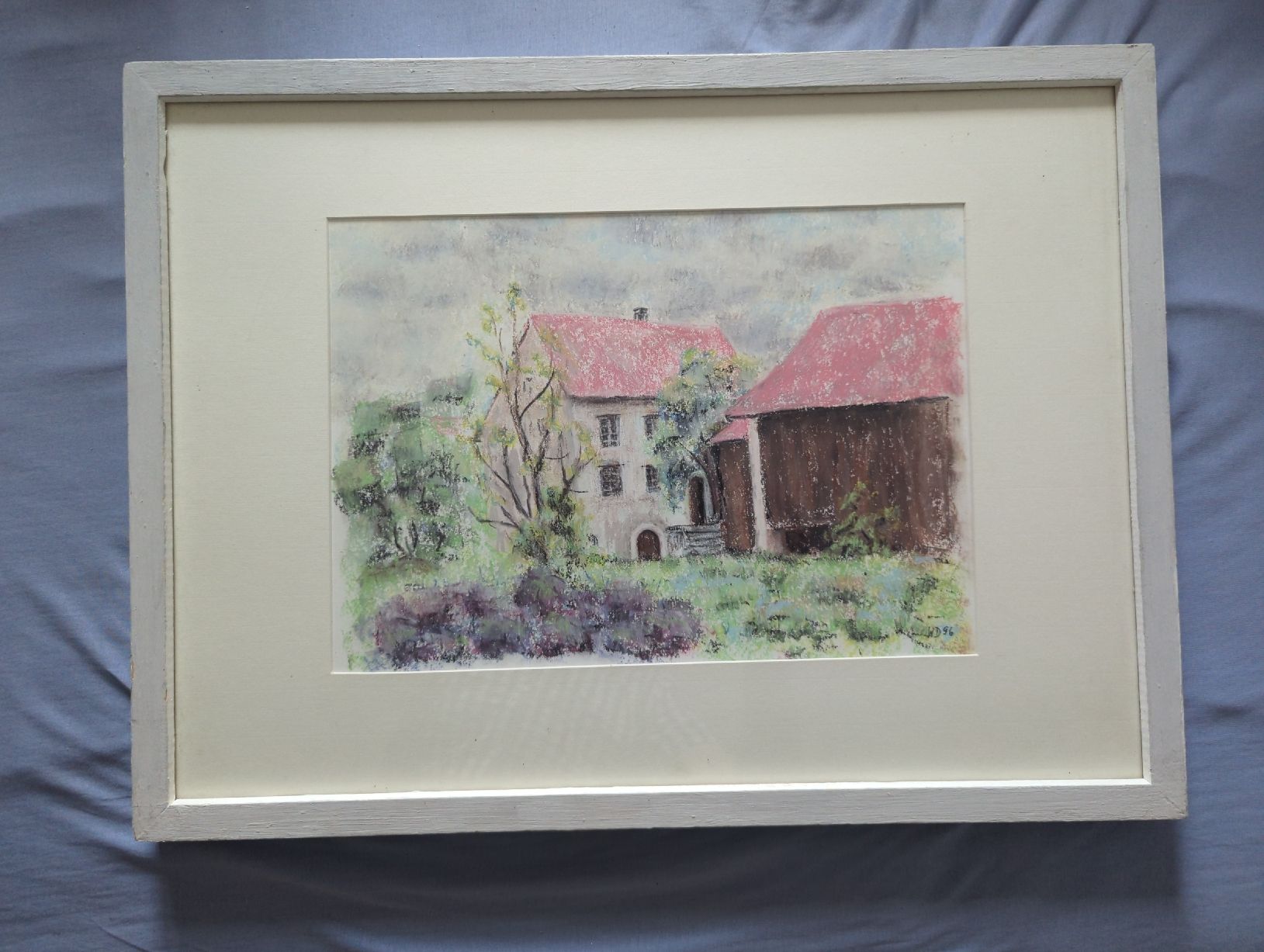 Dipinti: Bild von Werner Döbeli- Bauernhaus gerahmt – Usato da Brugg AG venduto da beo1976