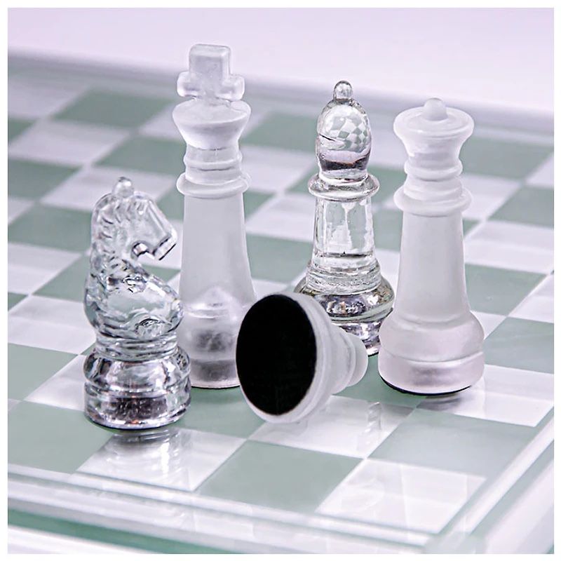 Gläser: Glass Chess Set - Pavilion – Gebraucht aus Lausanne von artnouveau04 5