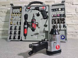 Druckluft Set 71 tlg Ratsche Schlagschrauber Meißelhammer