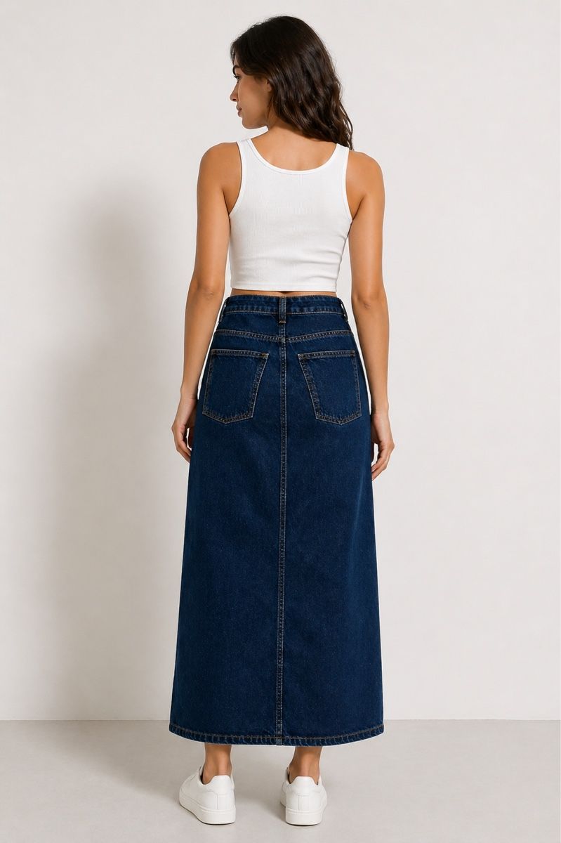 H&M Gonne: Gonna in jeans lunga H&M – Usato da Lugano venduto da mic_zcm7 3