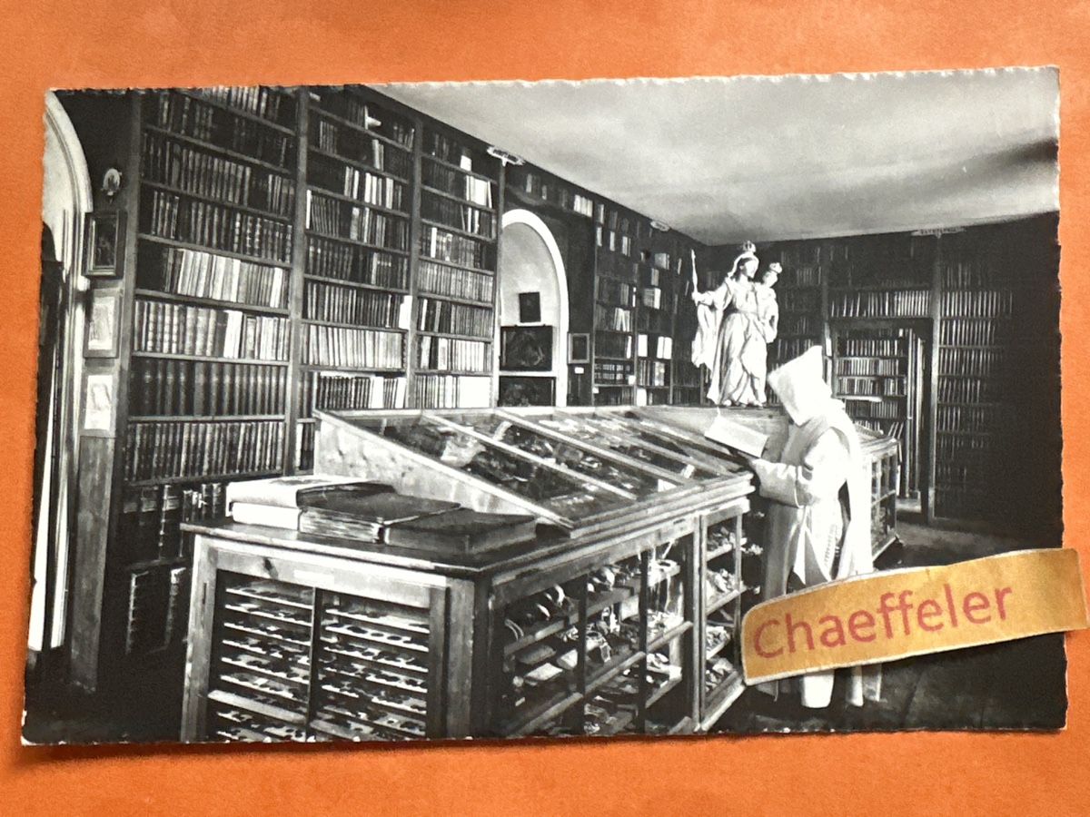 Cartoline postali: Chartreuse de La Valsainte La Bibliotgèque – Usato da Zürich venduto da Chaeffeler