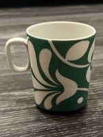 Langenthal Espresso Tasse, grünes Blumenmuster nie gebraucht