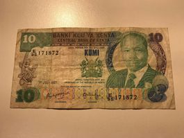 Kenia 10 Shillings 1987