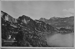 WEGGIS Restaurant Sentiberg, Ausblick auf Vitznau