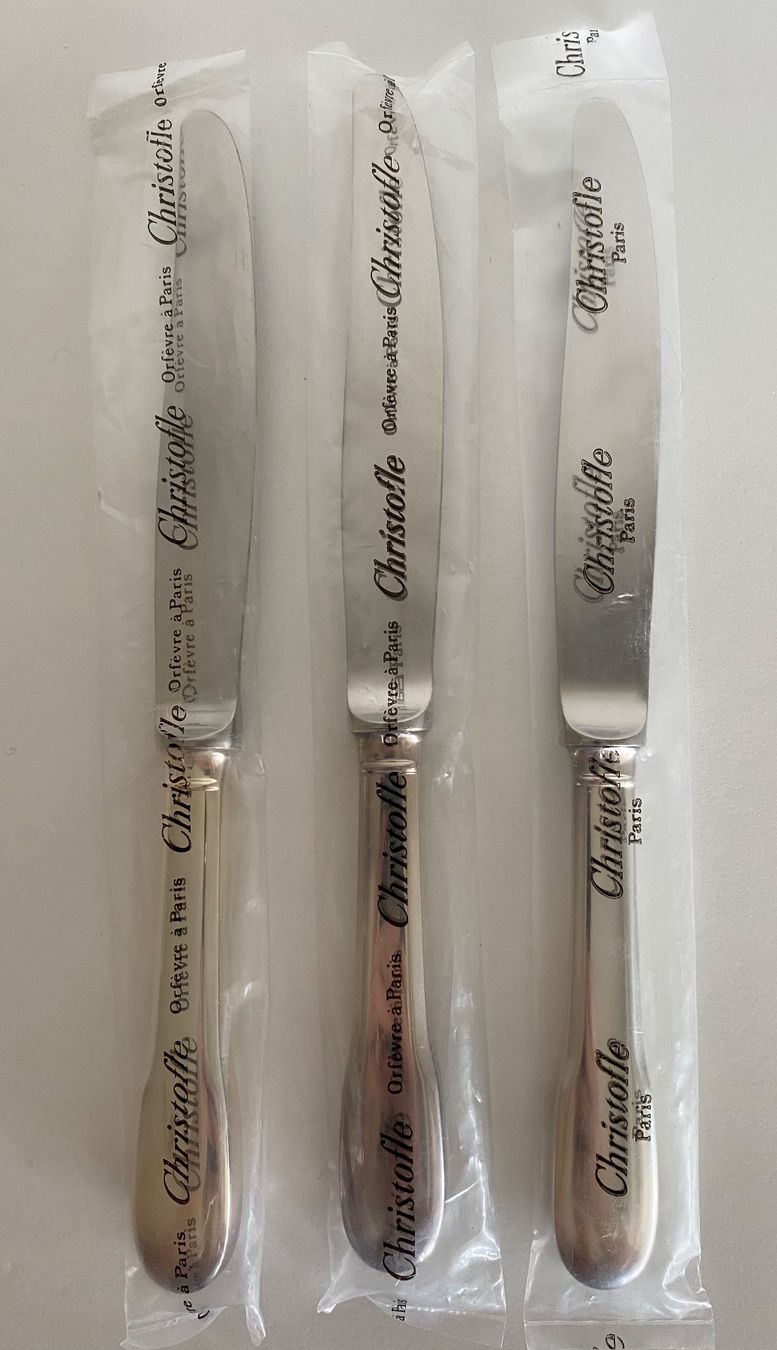 Christofle Messer: Christofle Messer versilbert Original verpackt – Neu und originalverpackt aus Zürich von ves_w6wl