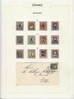 1924 - 1926 Pro Juventute Brief + Serien Lot Kat. 85.-