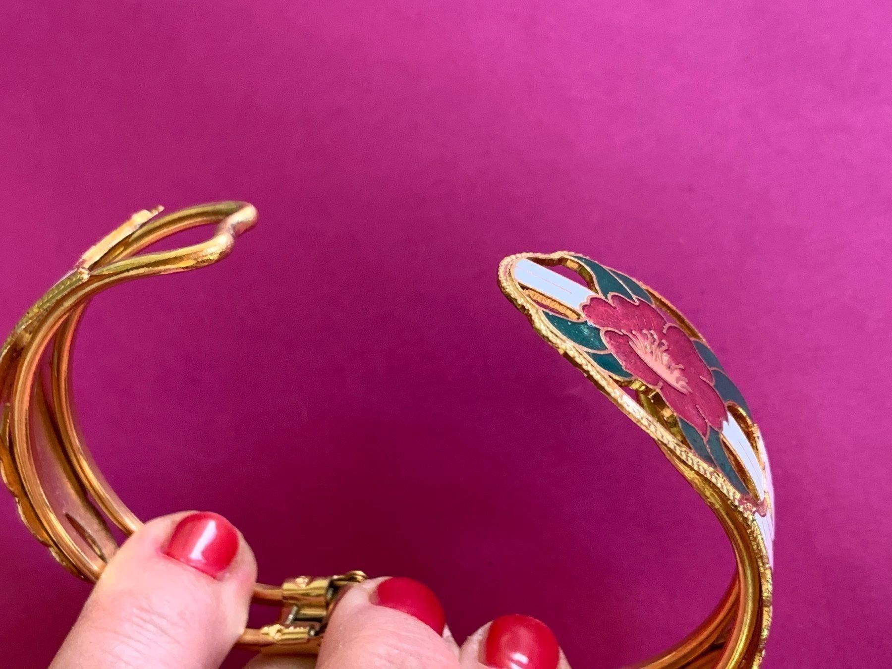 Bracciali & Braccialetti: Armreif blume asiatisch – Nuovo (secondo la descrizione) da Dittingen venduto da Bellevista 3
