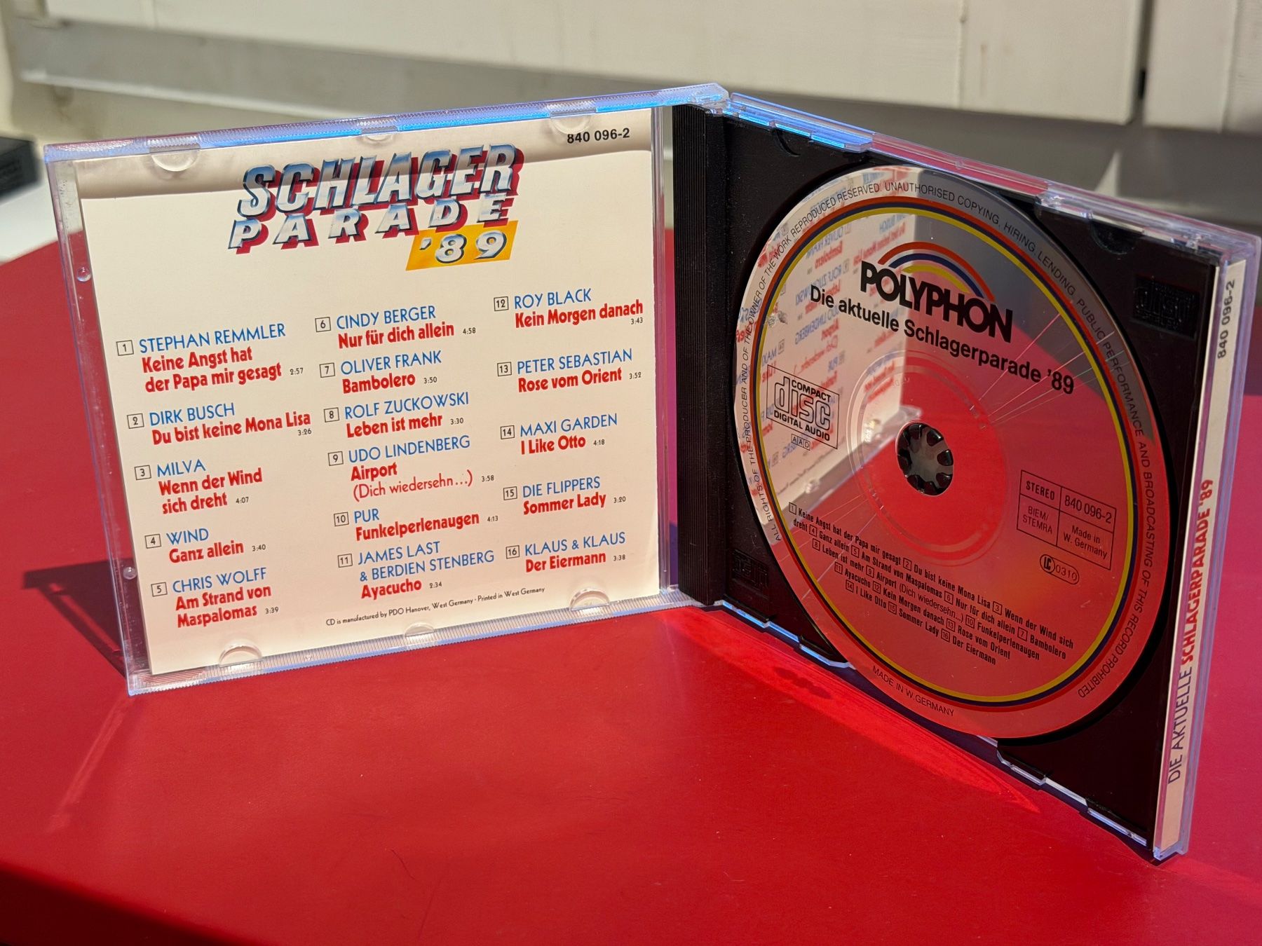 CD: Die Aktuelle Schlagerparade '89 - KA01E – Usato da Küsnacht ZH venduto da Jazztilldawn 2