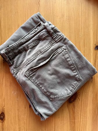 Pantalon Zara décontracté gris/taupe