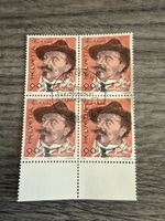 Schweiz Briefmarken Block Frank Buchser 90Rp Helvetia Top!