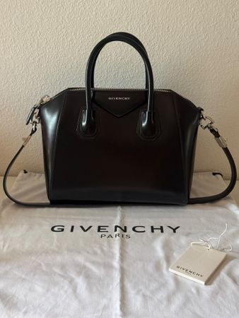 Handtasche GIVENCHY schwarz Leder guter Zustand