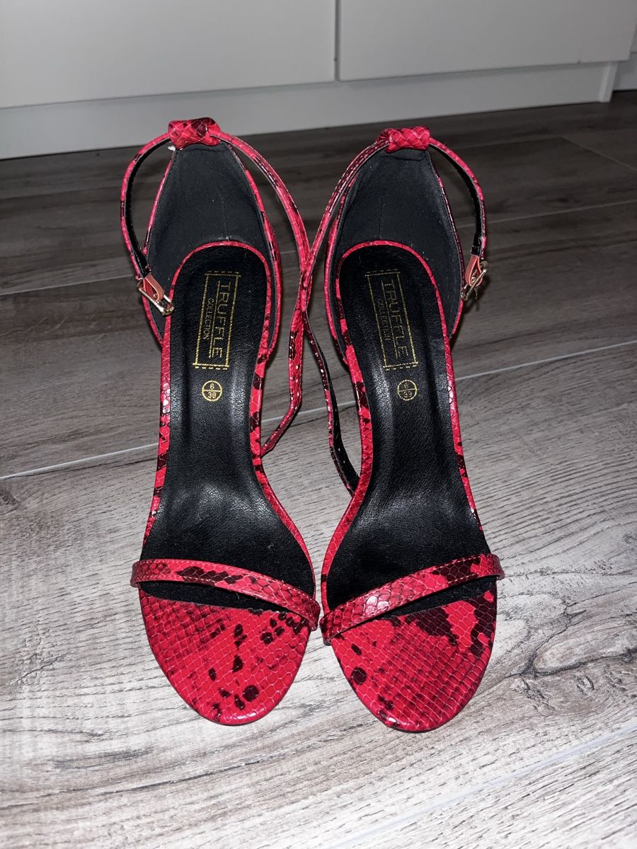 Damenschuhe: Highheels rot schlangenmuster – Neu (gemäss Beschreibung) aus Bäretswil von lau_cd98 2