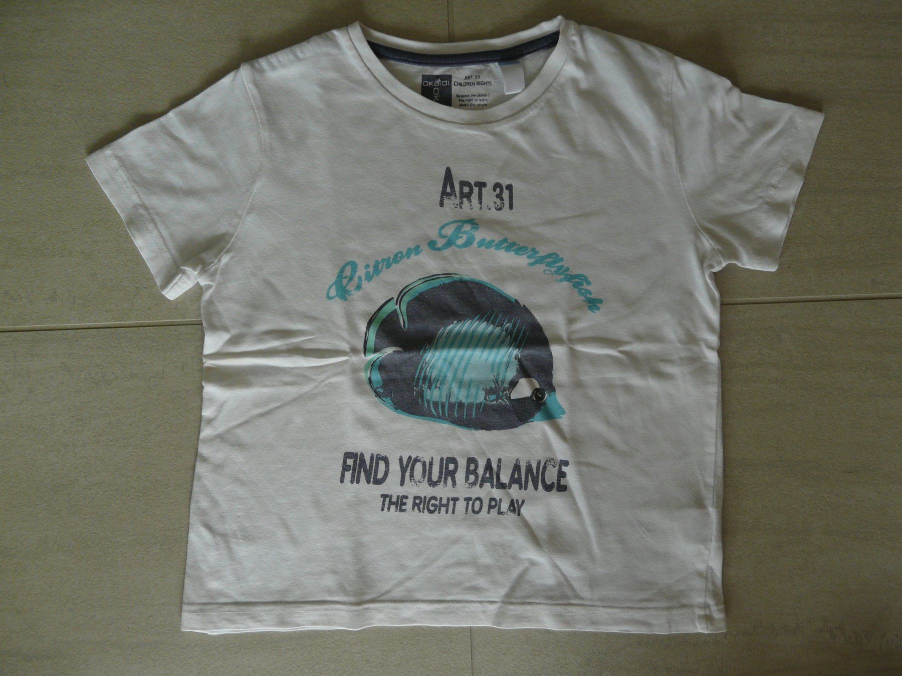 Okaidi Camicie, T-shirt & Polo: T-shirt Okaidi 108 - 110 – Nuovo (secondo la descrizione) da ERLINSBACH venduto da doudouce