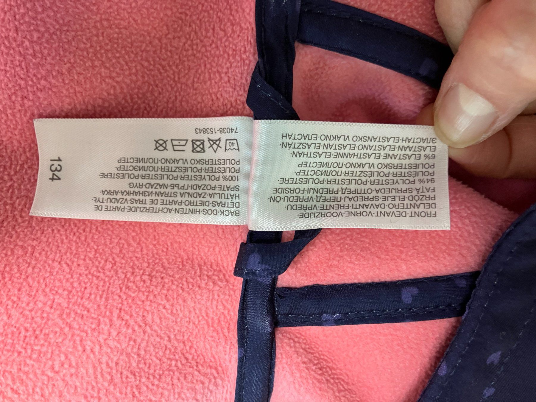 C&A Giacche & Cappotti: Softshelljacke Minnie blau-pink 134 – Usato da Brugg AG venduto da salo4me 7