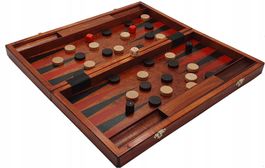 Backgammon aus Holz Spielen