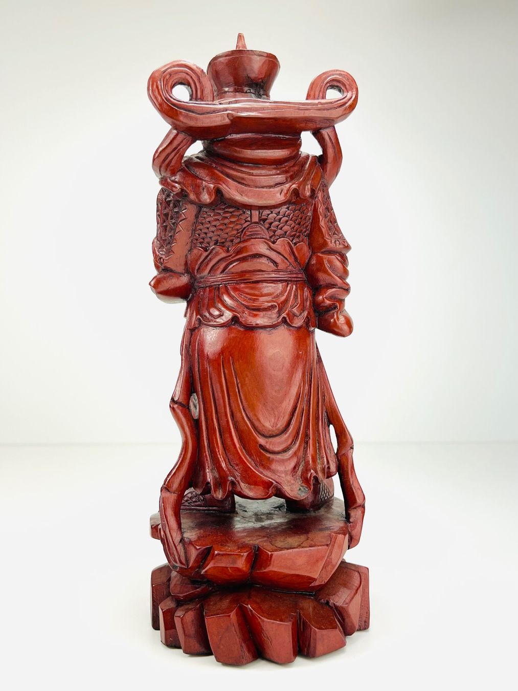 Sculture & Statue: Handgeschnitzte chinesische Holzfigur, Kampfpose #1 – Usato da Zürich venduto da Arche_Brockenhaus 3