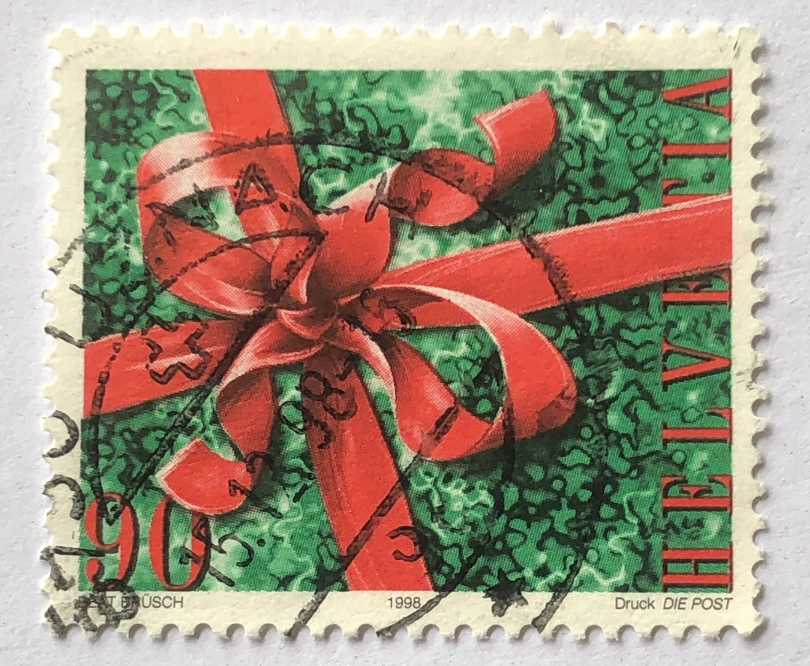 Alle Briefmarken: Nr.962 Weihnachtsmakke GESTEMPELT 1998  – Gebraucht aus Aarau von Billa007