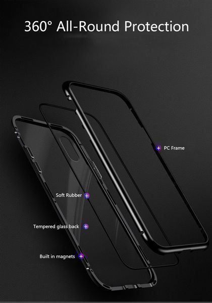 Cover & Protezioni schermo: 360° Full Cover iPhone Xs Magnet Case – Nuovo e nell'imballaggio originale da Zürich venduto da Store-247 2
