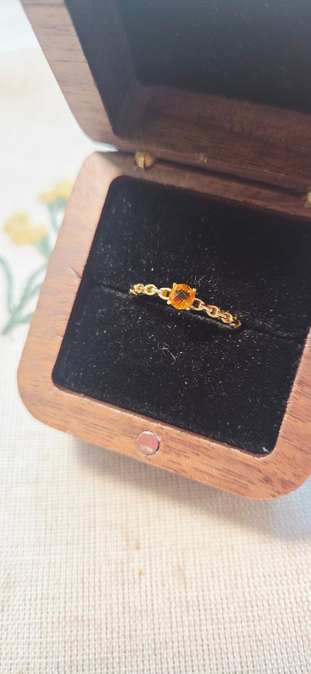 Anelli: NEW - S925 Citrine Ring (Adjustable) – Nuovo (secondo la descrizione) da Zürich venduto da cin_wcf6 2