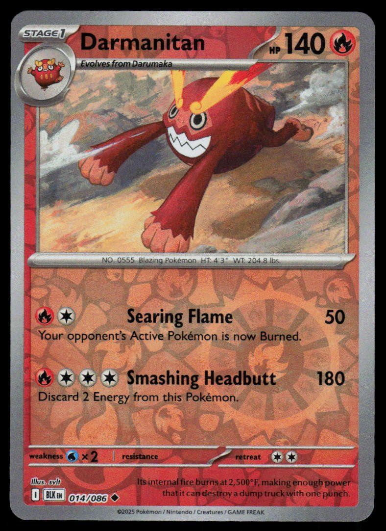 Pokémon Sammelbilder & Trading cards: Pokemon Darmanitan 014/086 – Gebraucht aus Herisau von Pokemon2025