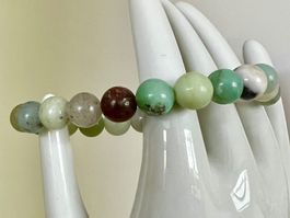 Edelstein Armband Chalcedon & Aventurin - Unikat