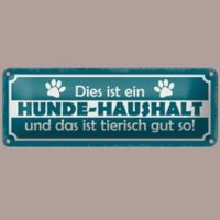 🔥 HUNDE-HAUSHALT Blechschild 🎀 27x10cm OVP 🔥