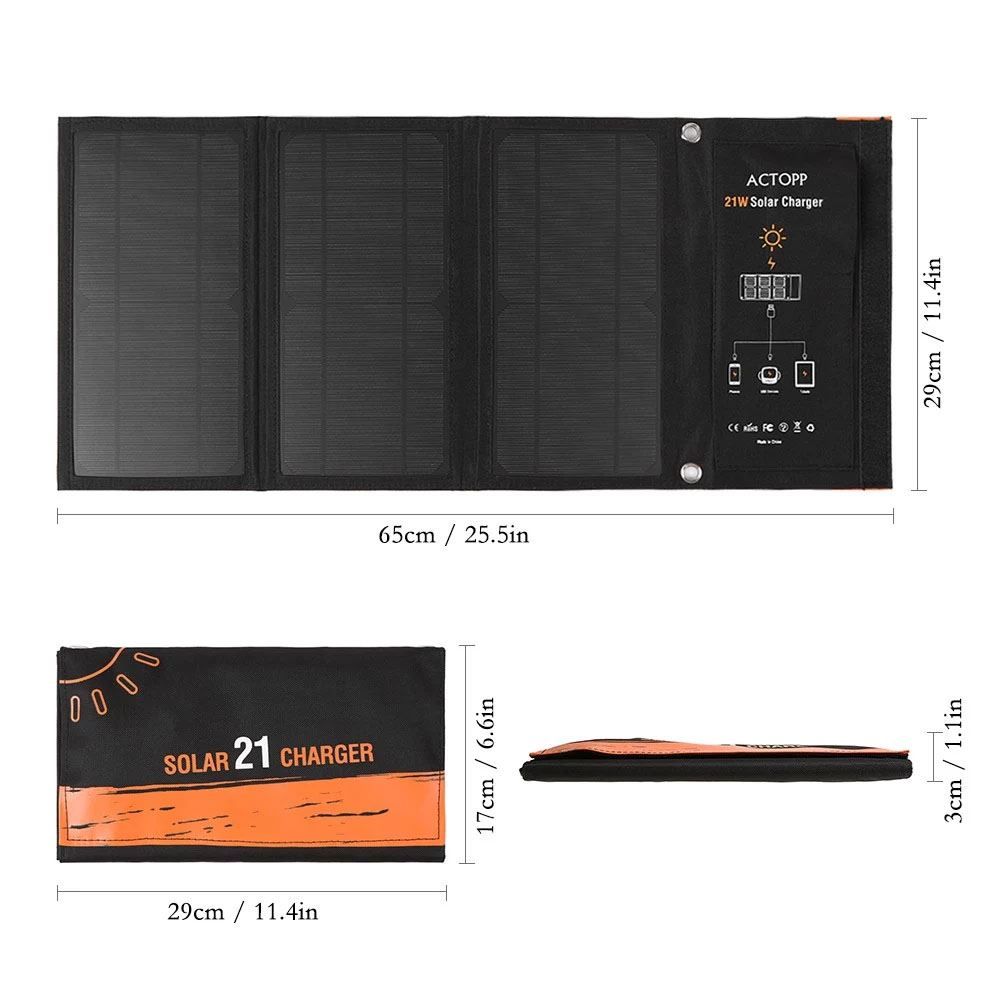 Caricabatterie: 21W faltbare Solar Ladestation – Nuovo e nell'imballaggio originale da Malans GR venduto da BUYBEST-Schweiz 1