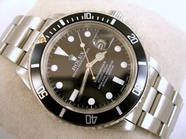 ROLEX SUBMARINER 16800 MATE DIAL 1981 FIRST SAPHIRGLAS