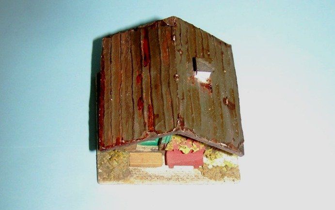 Modelleisenbahnen: Kleines Berg-Blockhäuschen H0, Holz, Faller? Creglinger? – Gebraucht aus Brüttisellen von Rentner44zh 4