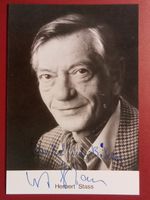 Herbert Stass 1919-1999 Autogramm Fotopostkarte 10x15cm