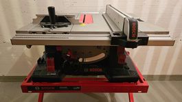 Bosch Prof. GTS 10 XC Tischkreissäge, Absaugung u. Zubehör
