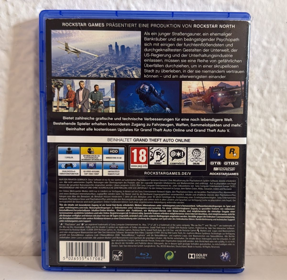 Sony Giochi: Grand Theft Auto V PS4/PS5 - game with map – Usato da Ehrendingen venduto da bubulence 1