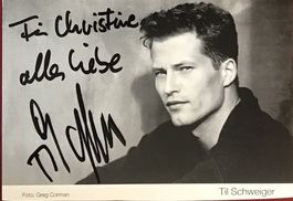 Til Schweiger Autogramm signiert Foto 10x15cm