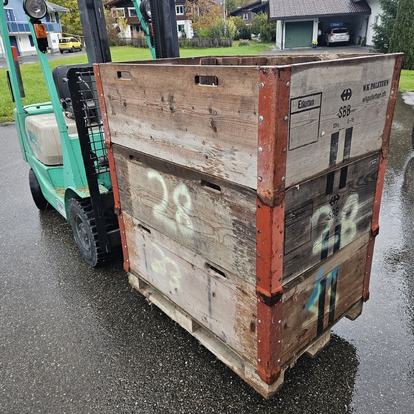 Palettes: SBB Palettrahmen – D'occasion à Unteriberg par amd89 1
