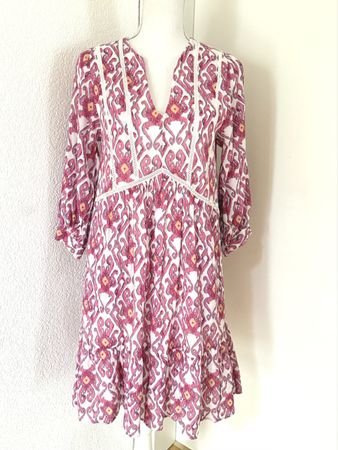Kleid von NILE, Gr. XS. Neu. 100% Baumwolle Bio. Midi Kleid.