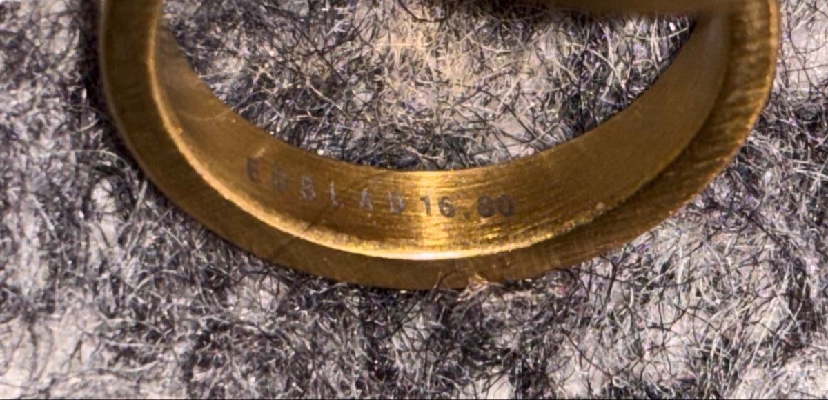 Anelli: Edblad Statement-Ring, goldfarben, Grösse S – Nuovo (secondo la descrizione) da Zürich venduto da cla_v6hx 5
